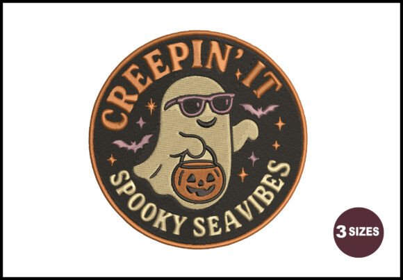 Cool Ghost Halloween Embroidery Review