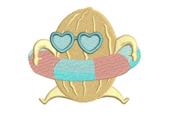 Cute Melon Life Buoy Embroidery Review