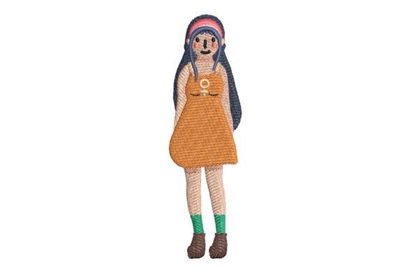 Review: Cute Girl in Summer Dress Embroidery Design