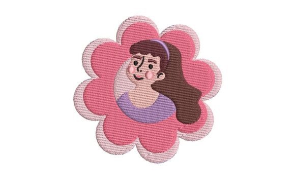 Review: Empowering Floral Portrait Embroidery Design