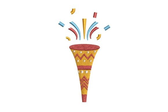 Review: Festive Confetti Popping Horn Design