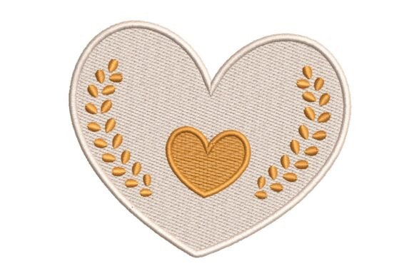 Review: Golden Heart with Laurel Wreaths Embroidery