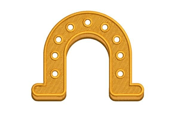 Review: Golden Lucky Horseshoe Embroidery Design