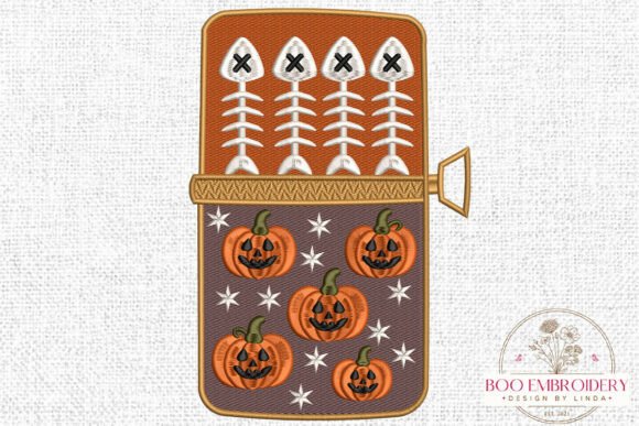 Review: Halloween Sardine Can Embroidery Design