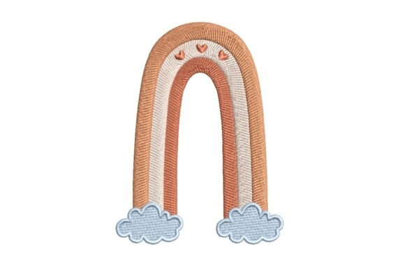 Review: Pastel Rainbow Arch Embroidery Design