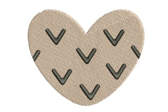 Review: Textured Heart Chevron Embroidery Design
