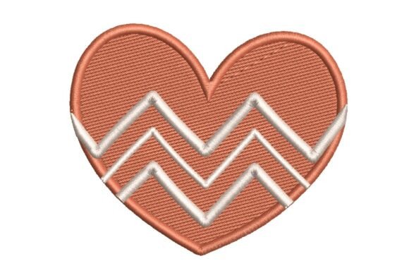 Review: Zigzag Pattern Heart Embroidery Design
