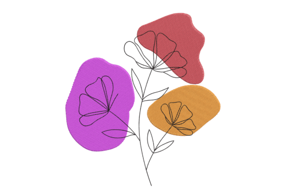Reviewing Colorful Minimal Flower Embroidery for Etsy Shops