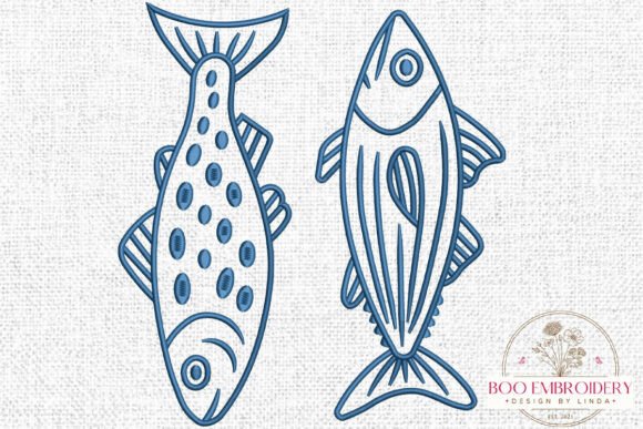 Reviewing the Fish Embroidery Design for Boutique Sweatshirts