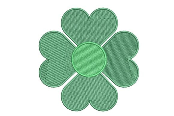 Reviewing the Stylized Four-Leaf Clover Embroidery Design