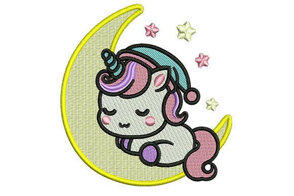Sleepy Moon Unicorn Embroidery Review
